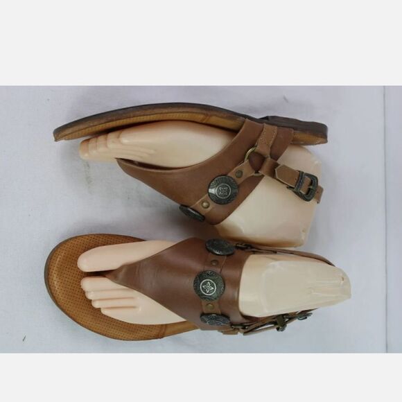 NAUGHTY MONKEY TORTASITO TAN SANDALS SIZE 8 $118 EXCELLENT CONDITION - Picture 3 of 9
